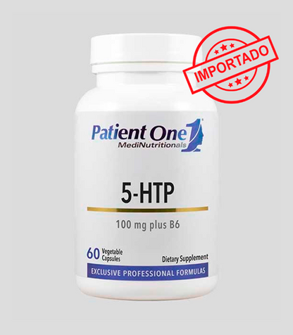 Patient One 5-HTP with Vitamin B6 | 100mg, 60 vegetable capsules