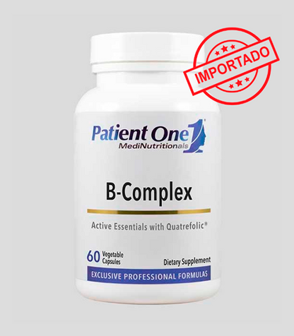Patient One B-Complex with Quatrefolic | 60 vegetable capsules