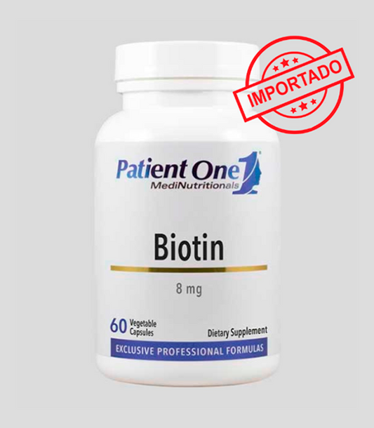 Patient One Biotin | 8mg, 60 vegetable capsules