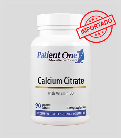 Patient One Calcium Citrate with Vitamin D3 | 90 vegetable capsules