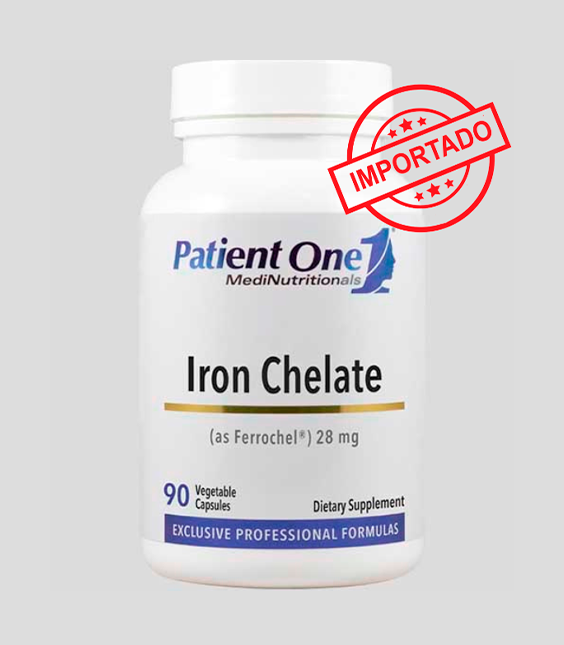 Patient One Iron Chelate | 28 mg, 90 vegetable capsules